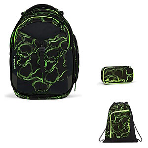 Satch Match Green Supreme 2024 3tlg Schulrucksack-Set Satch Match Green Supreme 2024 3tlg Schulrucksack-Set von Satch