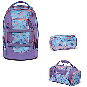 Satch Pack 80s Dance 3tlg Schulrucksack-Set von Satch