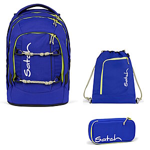 Satch Pack Blue Climber 3 tlg. Set Schulrucksack Satch Pack Blue Climber 3 tlg. Set Schulrucksack von Satch