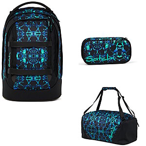 Satch Pack Caleido Blue 3tlg. Set von Satch