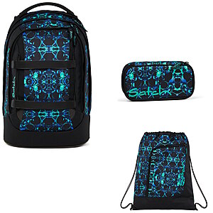 Satch Pack Caleido Blue 3tlg. Set von Satch