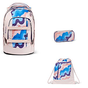 Satch Pack Candy Clouds 3tlg Schulrucksack-Set Satch Pack Candy Clouds 3tlg Schulrucksack-Set von Satch