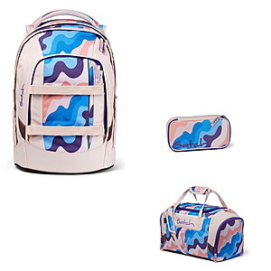 Satch Pack Candy Clouds 3tlg Schulrucksack-Set Satch Pack Candy Clouds 3tlg Schulrucksack-Set von Satch