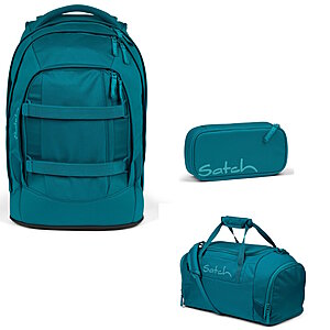 Satch Pack Deep Petrol 3tlg Schulrucksack-Set Satch Pack Deep Petrol 3tlg Schulrucksack-Set von Satch