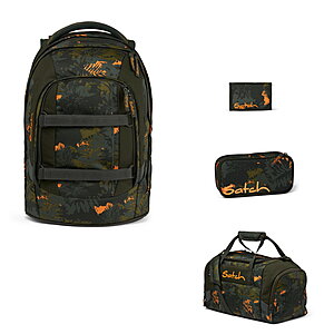 Satch Pack Jurassic Jungle 4tlg Schulrucksack-Set Satch Pack Jurassic Jungle 4tlg Schulrucksack-Set von Satch