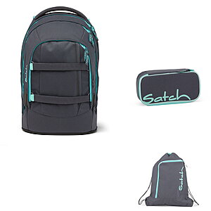 Satch Pack Mint Phantom Update Schulrucksack Set 3tlg von Satch