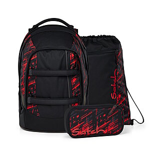 Satch Pack Night Rider 3 tlg. Set Schulrucksack Satch Pack Night Rider 3 tlg. Set Schulrucksack von Satch