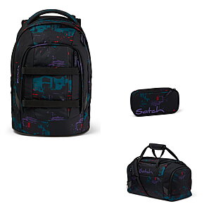Satch Pack Night Vision 3tlg Schulrucksack-Set Satch Pack Night Vision 3tlg Schulrucksack-Set von Satch