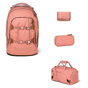 Satch Pack Nordic Coral 4tlg Schulrucksack-Set Satch Pack Nordic Coral 4tlg Schulrucksack-Set von Satch