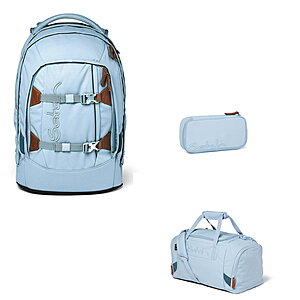 Satch Pack Nordic Ice Blue 3tlg Schulrucksack-Set Satch Pack Nordic Ice Blue 3tlg Schulrucksack-Set von Satch