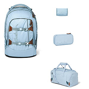 Satch Pack Nordic Ice Blue 4tlg Schulrucksack-Set Satch Pack Nordic Ice Blue 4tlg Schulrucksack-Set von Satch