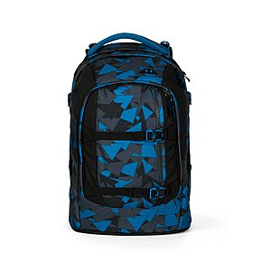 Satch Pack Schulrucksack Blue Triangle, blaue Dreiecke von Satch