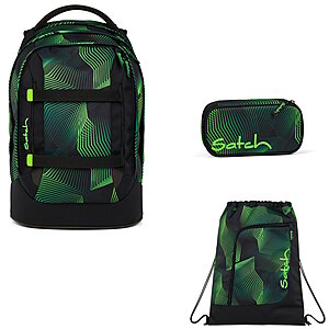 Satch Pack Seismic Green 3tlg. von Satch