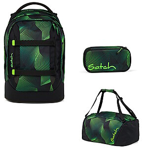 Satch Pack Seismic Green 3tlg. von Satch