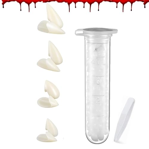 Sathychanpy 4 Paare Vampir Zähne Kit Sathychanpy 4 Paare Vampir Zähne Kit von Sathychanpy