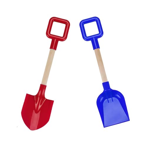 2 Stück Kinder Strandspaten Set 40cm Strandschaufeln Strandschaufeln für Kinder, Sandschaufeln Spielzeug mit Holzgriff, Gartengeräte Schaufel Sandkasten Schaufel für Garten, Sand, Schnee, Hinterhof 2 Stück Kinder Strandspaten Set 40cm Strandschaufeln Strandschaufeln für Kinder, Sandschaufeln Spielzeug mit Holzgriff, Gartengeräte Schaufel Sandkasten Schaufel für Garten, Sand, Schnee, Hinterhof von Satiskid