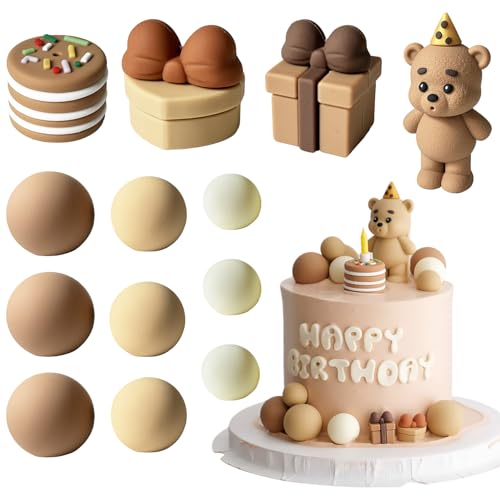 Satiskid Tiere Geburtstag Tortendeko, Teddybär Kuchen Dekoration, Geburtstag 1 Jahr Junge Mädchen Teddybär Kuchendeko für Kinder Party Babyshower Babyparty Satiskid Tiere Geburtstag Tortendeko, Teddybär Kuchen Dekoration, Geburtstag 1 Jahr Junge Mädchen Teddybär Kuchendeko für Kinder Party Babyshower Babyparty von Satiskid