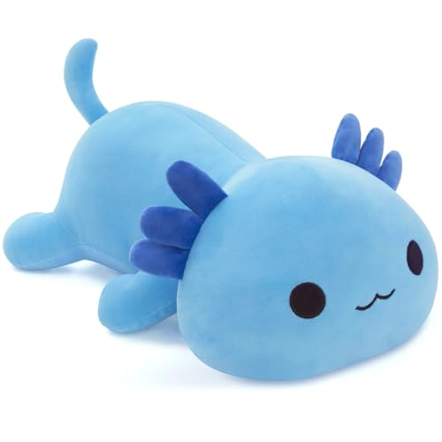 Sausudols Axolotl Plüschtier 30 cm Süßes Axolotl Kuscheltier Plüschkissen für Kinder Weiches Axolotl Stofftier Geschenk für Geburtstag, Weihnachten und Valentinstag Blau Sausudols Axolotl Plüschtier 30 cm Süßes Axolotl Kuscheltier Plüschkissen für Kinder Weiches Axolotl Stofftier Geschenk für Geburtstag, Weihnachten und Valentinstag Blau von Sausudols