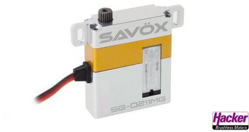 Savöx Spezial-Servo SG-0211MG Digital-Servo Getriebe-Material: Metall Stecksystem: JR von Savöx