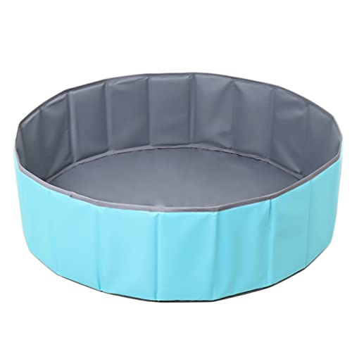 Savieva Faltbares Bällebad für Babys & Hunde, 80/100/120 cm runder Spielpool, strapazierfähiges Polyester, Indoor/Outdoor, Baby-Bällebad, tragbares Design für Kinderzimmer, Schlafzimmer, Spielzimmer von Savieva
