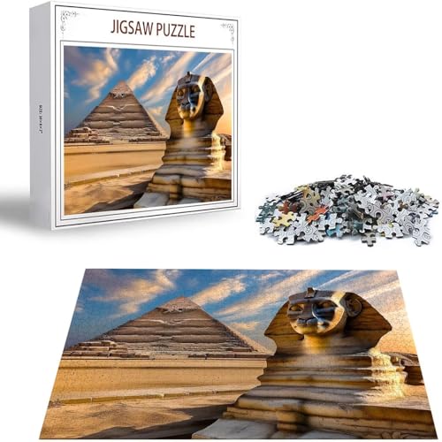 Ägypten Puzzle 1500 Teile Pyramide Puzzle Erwachsene, Holzpuzzle Erwachsene, DIY Groß Puzzelmatten, Premium Quality Klassische Wooden Jigsaw, Holzpuzzle ab 14 Jahren für Jungen, Geschenke Mädche S-1 Ägypten Puzzle 1500 Teile Pyramide Puzzle Erwachsene, Holzpuzzle Erwachsene, DIY Groß Puzzelmatten, Premium Quality Klassische Wooden Jigsaw, Holzpuzzle ab 14 Jahren für Jungen, Geschenke Mädche S-1 von Saweefog