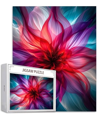 Abstrakt Puzzle 500 Teile Blume Puzzle Erwachsene, Holzpuzzle Erwachsene, DIY Groß Puzzelmatten, Premium Quality Klassische Wooden Jigsaw, Holzpuzzle ab 14 Jahren für Jungen, Geschenke Mädche S-535 Abstrakt Puzzle 500 Teile Blume Puzzle Erwachsene, Holzpuzzle Erwachsene, DIY Groß Puzzelmatten, Premium Quality Klassische Wooden Jigsaw, Holzpuzzle ab 14 Jahren für Jungen, Geschenke Mädche S-535 von Saweefog