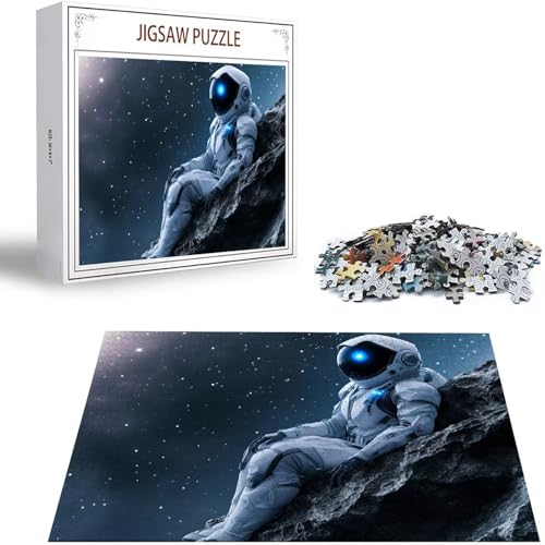 Astronaut Puzzle 500 Teile Landschaft Puzzle Erwachsene, Holzpuzzle Erwachsene, DIY Groß Puzzelmatten, Premium Klassische Wooden Jigsaw, Holzpuzzle ab 14 Jahren für Jungen, Geschenke Mädche S-160 Astronaut Puzzle 500 Teile Landschaft Puzzle Erwachsene, Holzpuzzle Erwachsene, DIY Groß Puzzelmatten, Premium Klassische Wooden Jigsaw, Holzpuzzle ab 14 Jahren für Jungen, Geschenke Mädche S-160 von Saweefog