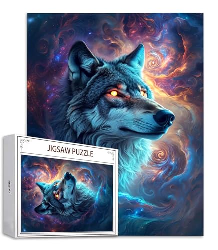 Aurora Puzzle 3000 Teile Wolf Puzzle Erwachsene, Holzpuzzle Erwachsene, DIY Groß Puzzelmatten, Premium Quality Klassische Wooden Jigsaw, Holzpuzzle ab 14 Jahren für Jungen, Geschenke Mädche S-732 Aurora Puzzle 3000 Teile Wolf Puzzle Erwachsene, Holzpuzzle Erwachsene, DIY Groß Puzzelmatten, Premium Quality Klassische Wooden Jigsaw, Holzpuzzle ab 14 Jahren für Jungen, Geschenke Mädche S-732 von Saweefog