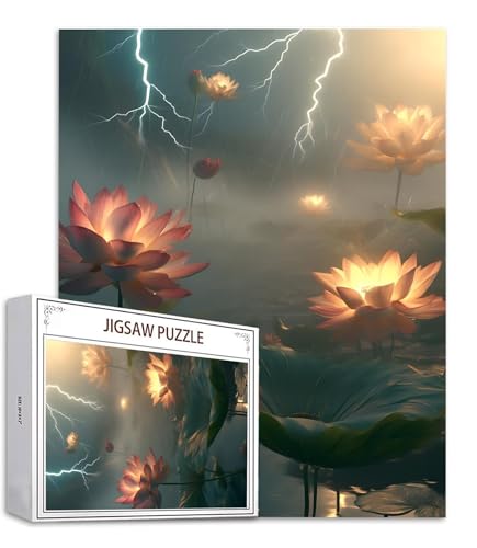 Aurora Puzzle 5000 Teile Lotus Puzzle Erwachsene, Holzpuzzle Erwachsene, DIY Groß Puzzelmatten, Premium Quality Klassische Wooden Jigsaw, Holzpuzzle ab 14 Jahren für Jungen, Geschenke Mädche S-734 Aurora Puzzle 5000 Teile Lotus Puzzle Erwachsene, Holzpuzzle Erwachsene, DIY Groß Puzzelmatten, Premium Quality Klassische Wooden Jigsaw, Holzpuzzle ab 14 Jahren für Jungen, Geschenke Mädche S-734 von Saweefog