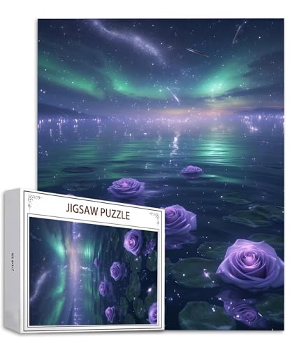 Aurora Puzzle 5000 Teile Rose Puzzle Erwachsene, Holzpuzzle Erwachsene, DIY Groß Puzzelmatten, Premium Quality Klassische Wooden Jigsaw, Holzpuzzle ab 14 Jahren für Jungen, Geschenke Mädche S-735 Aurora Puzzle 5000 Teile Rose Puzzle Erwachsene, Holzpuzzle Erwachsene, DIY Groß Puzzelmatten, Premium Quality Klassische Wooden Jigsaw, Holzpuzzle ab 14 Jahren für Jungen, Geschenke Mädche S-735 von Saweefog