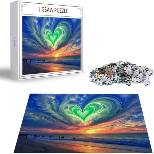 Aurora Puzzle 5000 Teile Strand Puzzle Erwachsene, Holzpuzzle Erwachsene, DIY Groß Puzzelmatten, Premium Quality Klassische Wooden Jigsaw, Holzpuzzle ab 14 Jahren für Jungen, Geschenke Mädche S-236 Aurora Puzzle 5000 Teile Strand Puzzle Erwachsene, Holzpuzzle Erwachsene, DIY Groß Puzzelmatten, Premium Quality Klassische Wooden Jigsaw, Holzpuzzle ab 14 Jahren für Jungen, Geschenke Mädche S-236 von Saweefog
