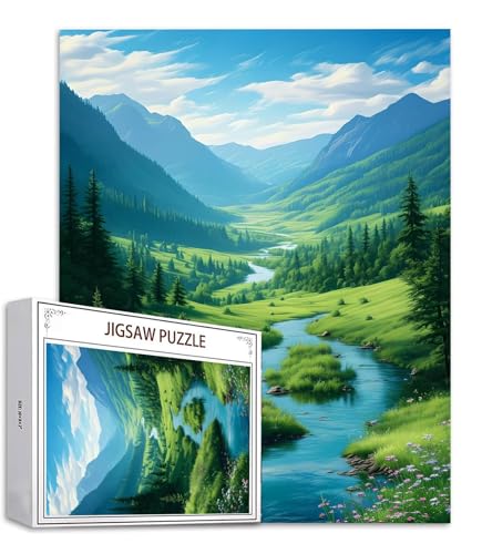 Berg Puzzle 1500 Teile Wald Puzzle Erwachsene, Holzpuzzle Erwachsene, DIY Groß Puzzelmatten, Premium Quality Klassische Wooden Jigsaw, Holzpuzzle ab 14 Jahren für Jungen, Geschenke Mädche S-901 Berg Puzzle 1500 Teile Wald Puzzle Erwachsene, Holzpuzzle Erwachsene, DIY Groß Puzzelmatten, Premium Quality Klassische Wooden Jigsaw, Holzpuzzle ab 14 Jahren für Jungen, Geschenke Mädche S-901 von Saweefog