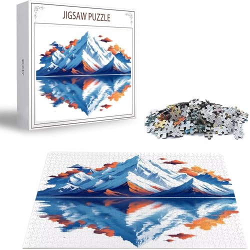 Berg Puzzle 5000 Teile Landschaft Puzzle Erwachsene, Holzpuzzle Erwachsene, DIY Groß Puzzelmatten, Premium Quality Klassische Wooden Jigsaw, Holzpuzzle ab 14 Jahren für Jungen, Geschenke Mädche S-395 Berg Puzzle 5000 Teile Landschaft Puzzle Erwachsene, Holzpuzzle Erwachsene, DIY Groß Puzzelmatten, Premium Quality Klassische Wooden Jigsaw, Holzpuzzle ab 14 Jahren für Jungen, Geschenke Mädche S-395 von Saweefog