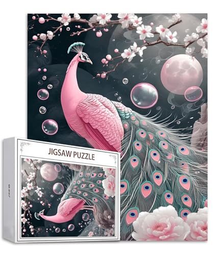 Blume Puzzle 3000 Teile Pfau Puzzle Erwachsene, Holzpuzzle Erwachsene, DIY Groß Puzzelmatten, Premium Quality Klassische Wooden Jigsaw, Holzpuzzle ab 14 Jahren für Jungen, Geschenke Mädche S-690 Blume Puzzle 3000 Teile Pfau Puzzle Erwachsene, Holzpuzzle Erwachsene, DIY Groß Puzzelmatten, Premium Quality Klassische Wooden Jigsaw, Holzpuzzle ab 14 Jahren für Jungen, Geschenke Mädche S-690 von Saweefog