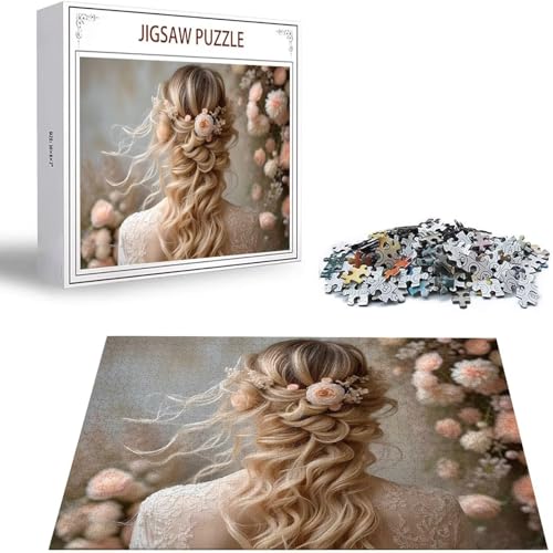 Blume Puzzle 500 Teile Frau Puzzle Erwachsene, Holzpuzzle Erwachsene, DIY Groß Puzzelmatten, Premium Quality Klassische Wooden Jigsaw, Holzpuzzle ab 14 Jahren für Jungen, Geschenke Mädche S-206 Blume Puzzle 500 Teile Frau Puzzle Erwachsene, Holzpuzzle Erwachsene, DIY Groß Puzzelmatten, Premium Quality Klassische Wooden Jigsaw, Holzpuzzle ab 14 Jahren für Jungen, Geschenke Mädche S-206 von Saweefog