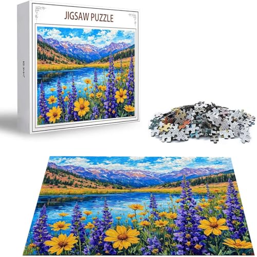 Blumen Puzzle 300 Teile Landschaft Puzzle Erwachsene, Holzpuzzle Erwachsene, DIY Groß Puzzelmatten, Premium Quality Klassische Wooden Jigsaw, Holzpuzzle ab 14 Jahren für Jungen, Geschenke Mädche S-220 Blumen Puzzle 300 Teile Landschaft Puzzle Erwachsene, Holzpuzzle Erwachsene, DIY Groß Puzzelmatten, Premium Quality Klassische Wooden Jigsaw, Holzpuzzle ab 14 Jahren für Jungen, Geschenke Mädche S-220 von Saweefog
