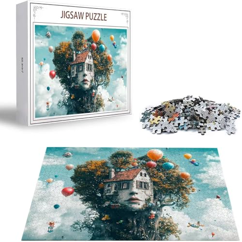 Buchhaus Puzzle 500 Teile Frau Puzzle Erwachsene, Holzpuzzle Erwachsene, DIY Groß Puzzelmatten, Premium Quality Klassische Wooden Jigsaw, Holzpuzzle ab 14 Jahren für Jungen, Geschenke Mädche S-415 Buchhaus Puzzle 500 Teile Frau Puzzle Erwachsene, Holzpuzzle Erwachsene, DIY Groß Puzzelmatten, Premium Quality Klassische Wooden Jigsaw, Holzpuzzle ab 14 Jahren für Jungen, Geschenke Mädche S-415 von Saweefog