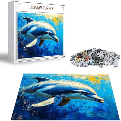 Delphin Puzzle 3000 Teile Tier Puzzle Erwachsene, Holzpuzzle Erwachsene, DIY Groß Puzzelmatten, Premium Quality Klassische Wooden Jigsaw, Holzpuzzle ab 14 Jahren für Jungen, Geschenke Mädche S-156 Delphin Puzzle 3000 Teile Tier Puzzle Erwachsene, Holzpuzzle Erwachsene, DIY Groß Puzzelmatten, Premium Quality Klassische Wooden Jigsaw, Holzpuzzle ab 14 Jahren für Jungen, Geschenke Mädche S-156 von Saweefog