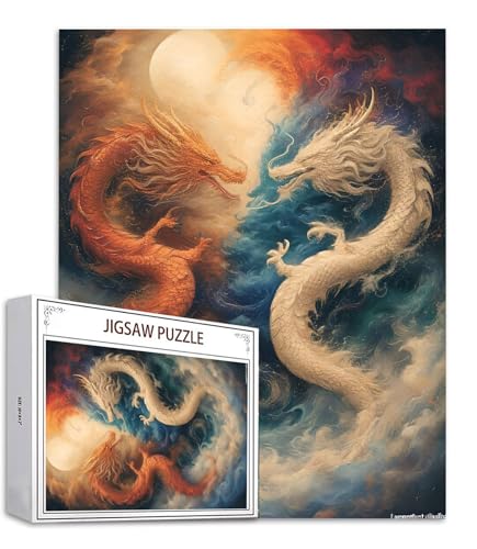 Drachen Puzzle 3000 Teile Tier Puzzle Erwachsene, Holzpuzzle Erwachsene, DIY Groß Puzzelmatten, Premium Quality Klassische Wooden Jigsaw, Holzpuzzle ab 14 Jahren für Jungen, Geschenke Mädche S-762 Drachen Puzzle 3000 Teile Tier Puzzle Erwachsene, Holzpuzzle Erwachsene, DIY Groß Puzzelmatten, Premium Quality Klassische Wooden Jigsaw, Holzpuzzle ab 14 Jahren für Jungen, Geschenke Mädche S-762 von Saweefog