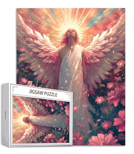 Engel Puzzle 1500 Teile Blume Puzzle Erwachsene, Holzpuzzle Erwachsene, DIY Groß Puzzelmatten, Premium Quality Klassische Wooden Jigsaw, Holzpuzzle ab 14 Jahren für Jungen, Geschenke Mädche S-920 Engel Puzzle 1500 Teile Blume Puzzle Erwachsene, Holzpuzzle Erwachsene, DIY Groß Puzzelmatten, Premium Quality Klassische Wooden Jigsaw, Holzpuzzle ab 14 Jahren für Jungen, Geschenke Mädche S-920 von Saweefog
