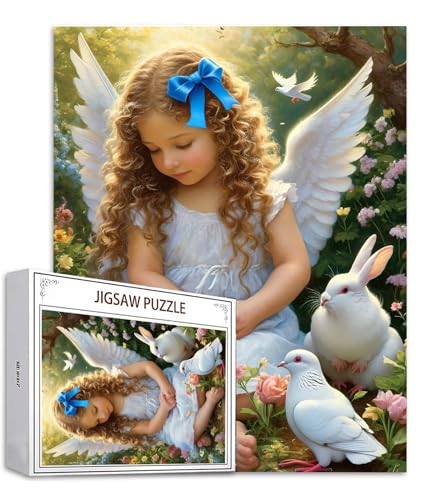 Engel Puzzle 300 Teile Mädchen Puzzle Erwachsene, Holzpuzzle Erwachsene, DIY Groß Puzzelmatten, Premium Quality Klassische Wooden Jigsaw, Holzpuzzle ab 14 Jahren für Jungen, Geschenke Mädche S-923 Engel Puzzle 300 Teile Mädchen Puzzle Erwachsene, Holzpuzzle Erwachsene, DIY Groß Puzzelmatten, Premium Quality Klassische Wooden Jigsaw, Holzpuzzle ab 14 Jahren für Jungen, Geschenke Mädche S-923 von Saweefog