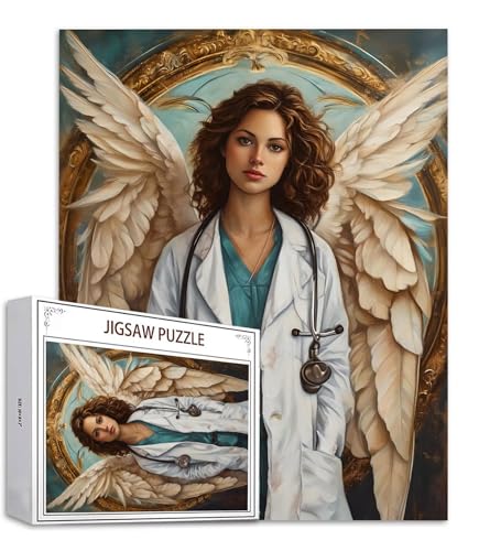Engel Puzzle 500 Teile Arzt Puzzle Erwachsene, Holzpuzzle Erwachsene, DIY Groß Puzzelmatten, Premium Quality Klassische Wooden Jigsaw, Holzpuzzle ab 14 Jahren für Jungen, Geschenke Mädche S-927 Engel Puzzle 500 Teile Arzt Puzzle Erwachsene, Holzpuzzle Erwachsene, DIY Groß Puzzelmatten, Premium Quality Klassische Wooden Jigsaw, Holzpuzzle ab 14 Jahren für Jungen, Geschenke Mädche S-927 von Saweefog