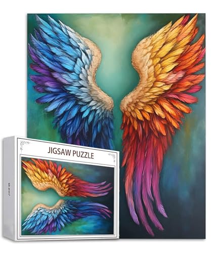 Engel Puzzle 500 Teile Flügel Puzzle Erwachsene, Holzpuzzle Erwachsene, DIY Groß Puzzelmatten, Premium Quality Klassische Wooden Jigsaw, Holzpuzzle ab 14 Jahren für Jungen, Geschenke Mädche S-916 Engel Puzzle 500 Teile Flügel Puzzle Erwachsene, Holzpuzzle Erwachsene, DIY Groß Puzzelmatten, Premium Quality Klassische Wooden Jigsaw, Holzpuzzle ab 14 Jahren für Jungen, Geschenke Mädche S-916 von Saweefog