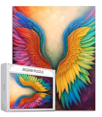 Engel Puzzle 500 Teile Flügel Puzzle Erwachsene, Holzpuzzle Erwachsene, DIY Groß Puzzelmatten, Premium Quality Klassische Wooden Jigsaw, Holzpuzzle ab 14 Jahren für Jungen, Geschenke Mädche S-917 Engel Puzzle 500 Teile Flügel Puzzle Erwachsene, Holzpuzzle Erwachsene, DIY Groß Puzzelmatten, Premium Quality Klassische Wooden Jigsaw, Holzpuzzle ab 14 Jahren für Jungen, Geschenke Mädche S-917 von Saweefog