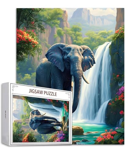 Fallen Puzzle 500 Teile Elefant Puzzle Erwachsene, Holzpuzzle Erwachsene, DIY Groß Puzzelmatten, Premium Quality Klassische Wooden Jigsaw, Holzpuzzle ab 14 Jahren für Jungen, Geschenke Mädche S-866 Fallen Puzzle 500 Teile Elefant Puzzle Erwachsene, Holzpuzzle Erwachsene, DIY Groß Puzzelmatten, Premium Quality Klassische Wooden Jigsaw, Holzpuzzle ab 14 Jahren für Jungen, Geschenke Mädche S-866 von Saweefog