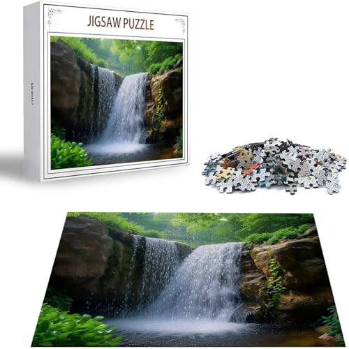 Fallen Puzzle 5000 Teile Landschaft Puzzle Erwachsene, Holzpuzzle Erwachsene, DIY Groß Puzzelmatten, Premium Klassische Wooden Jigsaw, Holzpuzzle ab 14 Jahren für Jungen, Geschenke Mädche S-357 von Saweefog