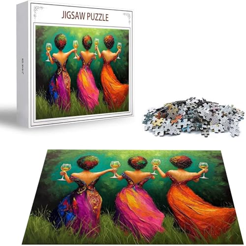 Farbe Puzzle 500 Teile Dicke Frau Puzzle Erwachsene, Holzpuzzle Erwachsene, DIY Groß Puzzelmatten, Premium Quality Klassische Wooden Jigsaw, Holzpuzzle ab 14 Jahren für Jungen, Geschenke Mädche S-28 Farbe Puzzle 500 Teile Dicke Frau Puzzle Erwachsene, Holzpuzzle Erwachsene, DIY Groß Puzzelmatten, Premium Quality Klassische Wooden Jigsaw, Holzpuzzle ab 14 Jahren für Jungen, Geschenke Mädche S-28 von Saweefog