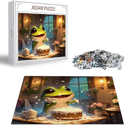 Frosch Puzzle 300 Teile Tier Puzzle Erwachsene, Holzpuzzle Erwachsene, DIY Groß Puzzelmatten, Premium Quality Klassische Wooden Jigsaw, Holzpuzzle ab 14 Jahren für Jungen, Geschenke Mädche S-367 Frosch Puzzle 300 Teile Tier Puzzle Erwachsene, Holzpuzzle Erwachsene, DIY Groß Puzzelmatten, Premium Quality Klassische Wooden Jigsaw, Holzpuzzle ab 14 Jahren für Jungen, Geschenke Mädche S-367 von Saweefog