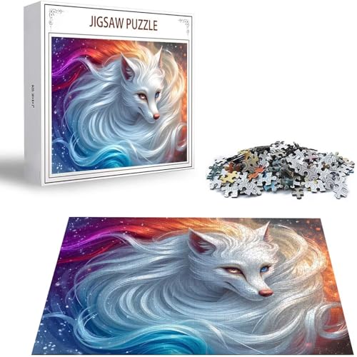 Fuchs Puzzle 300 Teile Unsterblich Puzzle Erwachsene, Holzpuzzle Erwachsene, DIY Groß Puzzelmatten, Premium Quality Klassische Wooden Jigsaw, Holzpuzzle ab 14 Jahren für Jungen, Geschenke Mädche S-165 von Saweefog