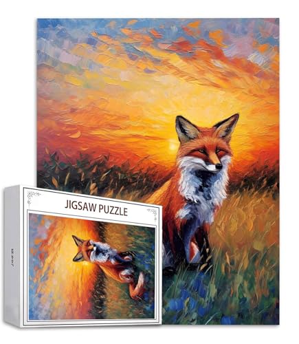 Fuchs Puzzle 500 Teile Szene Puzzle Erwachsene, Holzpuzzle Erwachsene, DIY Groß Puzzelmatten, Premium Quality Klassische Wooden Jigsaw, Holzpuzzle ab 14 Jahren für Jungen, Geschenke Mädche S-646 Fuchs Puzzle 500 Teile Szene Puzzle Erwachsene, Holzpuzzle Erwachsene, DIY Groß Puzzelmatten, Premium Quality Klassische Wooden Jigsaw, Holzpuzzle ab 14 Jahren für Jungen, Geschenke Mädche S-646 von Saweefog